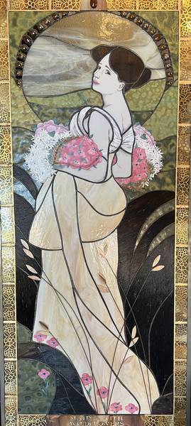 Maiden with Wildflowers.